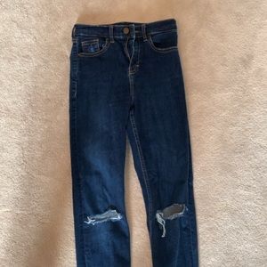 Top shop Joni ripped skinny jeans